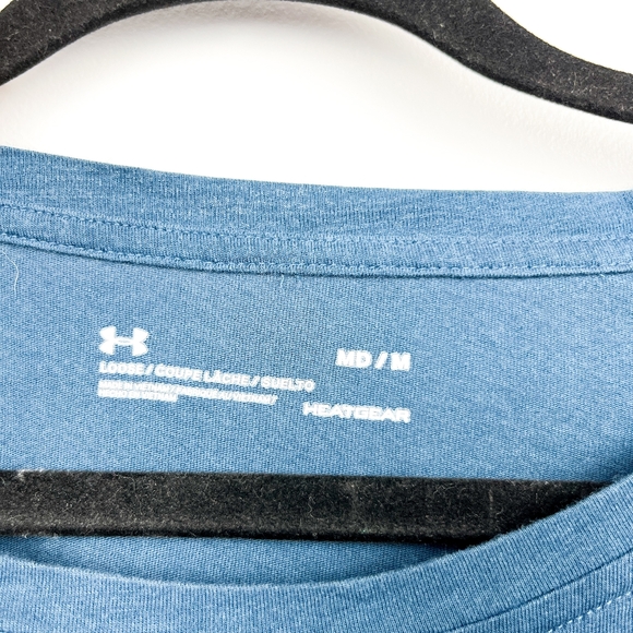 Under Armour Long Sleeve Blue Athletic Top - Picture 2 of 10